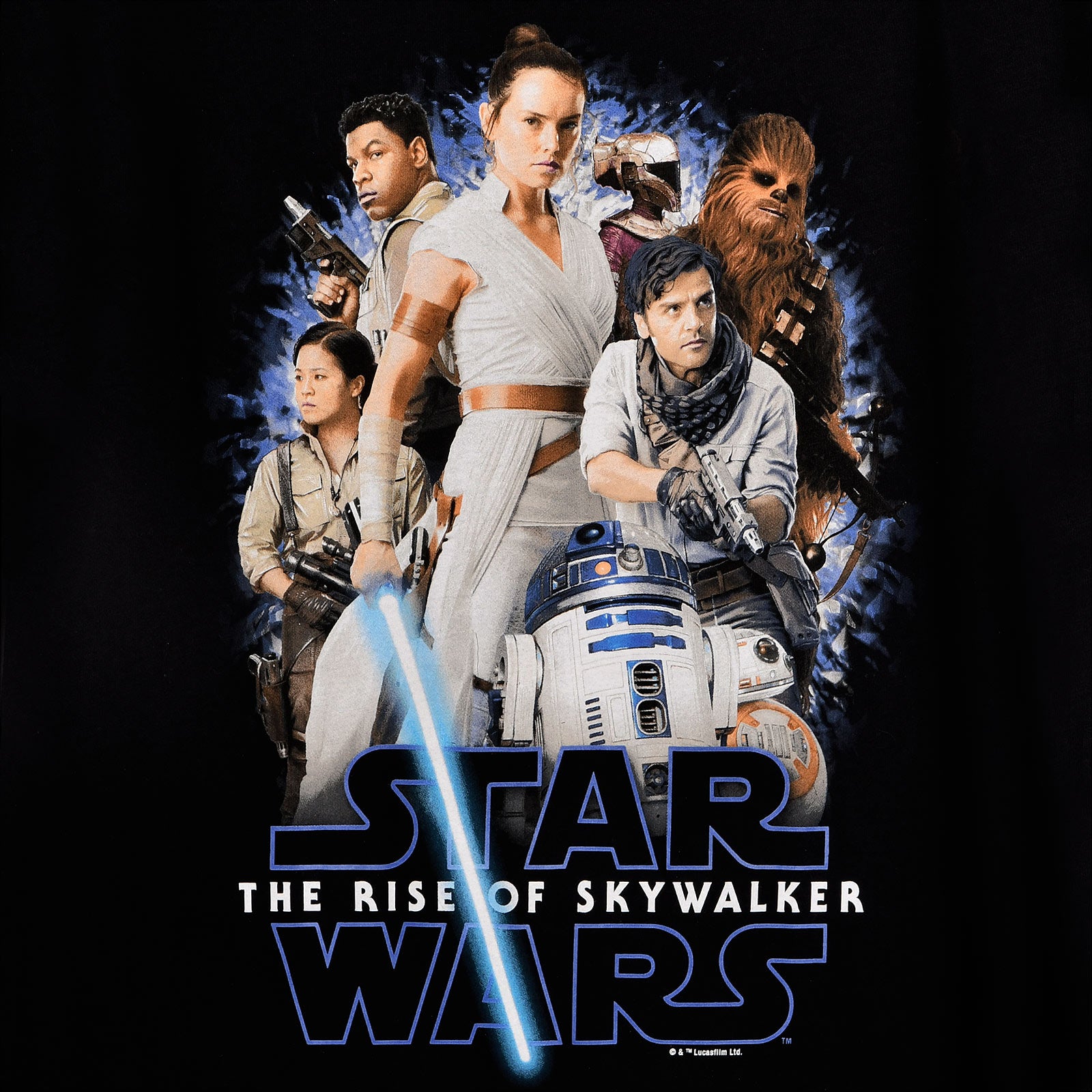 Imagen del producto Star Wars - The Rise of Skywalker Collage Camiseta negra