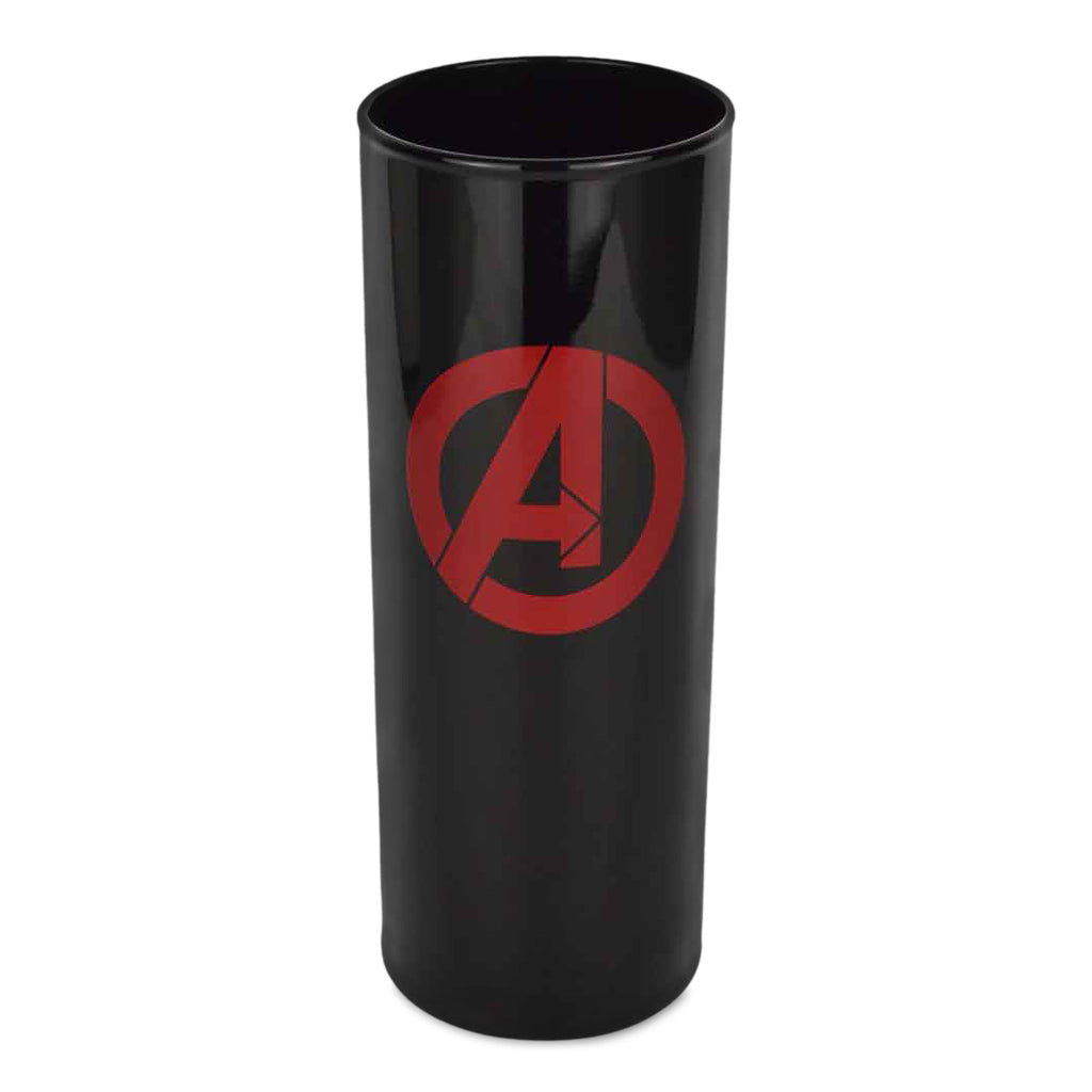 Imagen del producto Vaso negro con logotipo de Avengers
