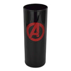 Imagen del producto Vaso negro con logotipo de Avengers