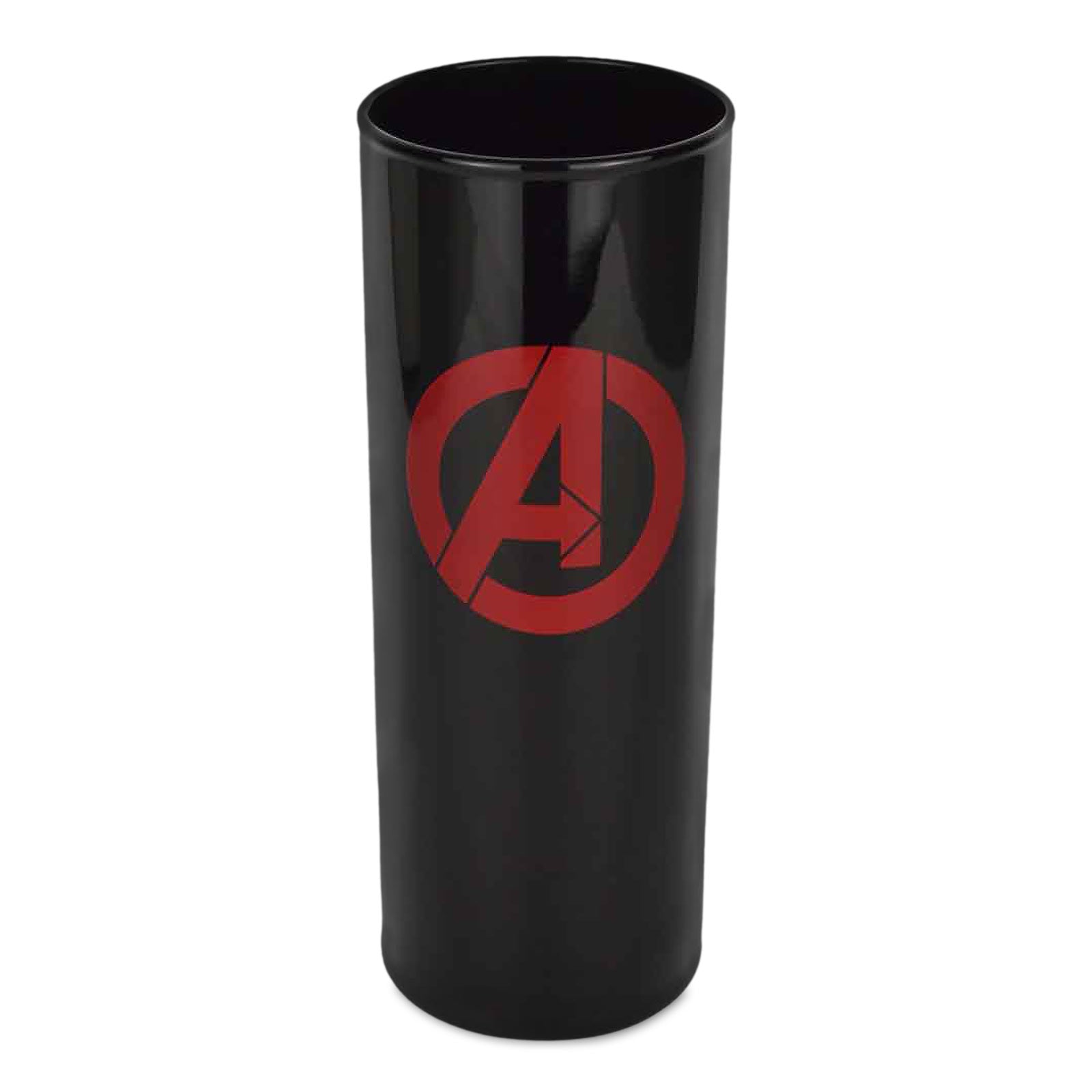 Imagen del producto Vaso negro con logotipo de Avengers