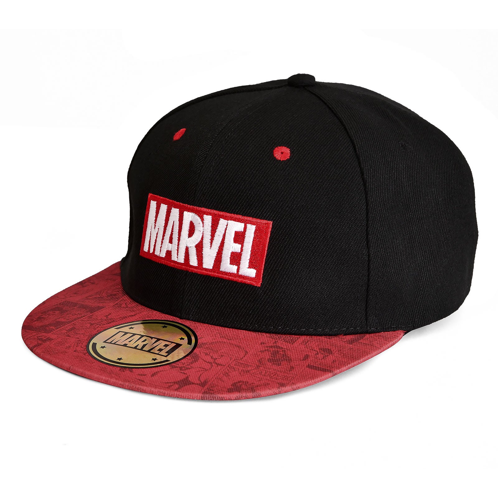 Imagen del producto Gorra de béisbol Marvel Comics negro-rojo