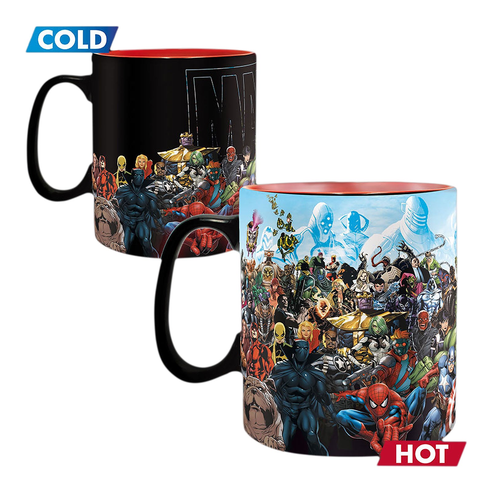 Imagen del producto Marvel - Taza de efecto térmico de Héroes