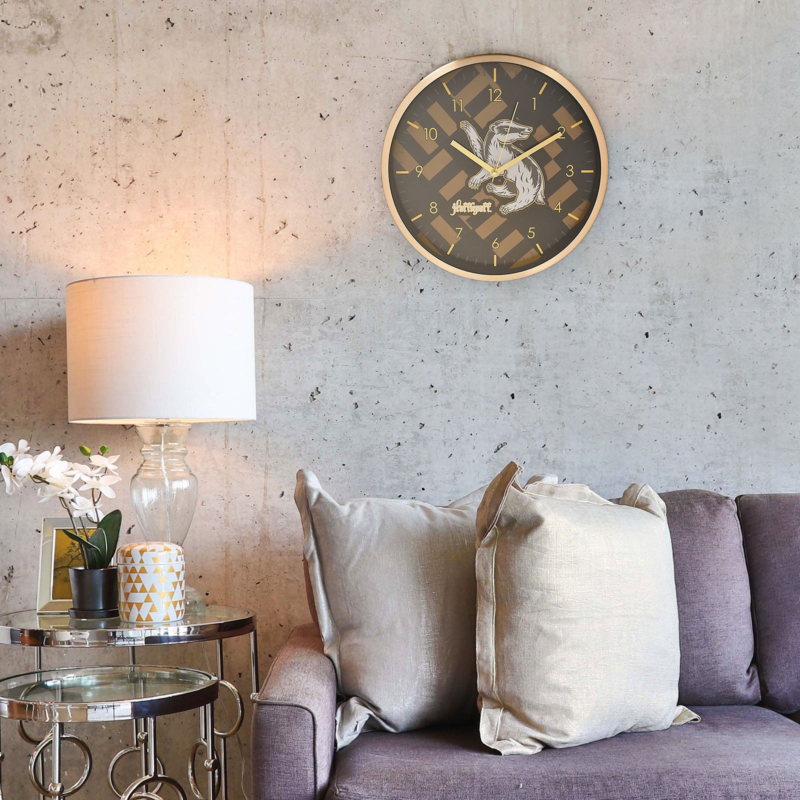 Imagen del producto Harry Potter - Reloj de pared Hufflepuff