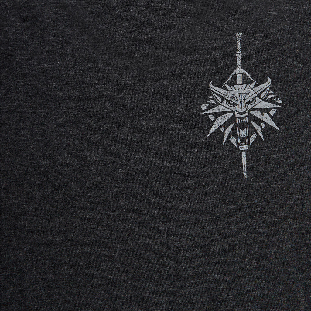 Imagen del producto Witcher - Camiseta gris de la Escuela del Lobo