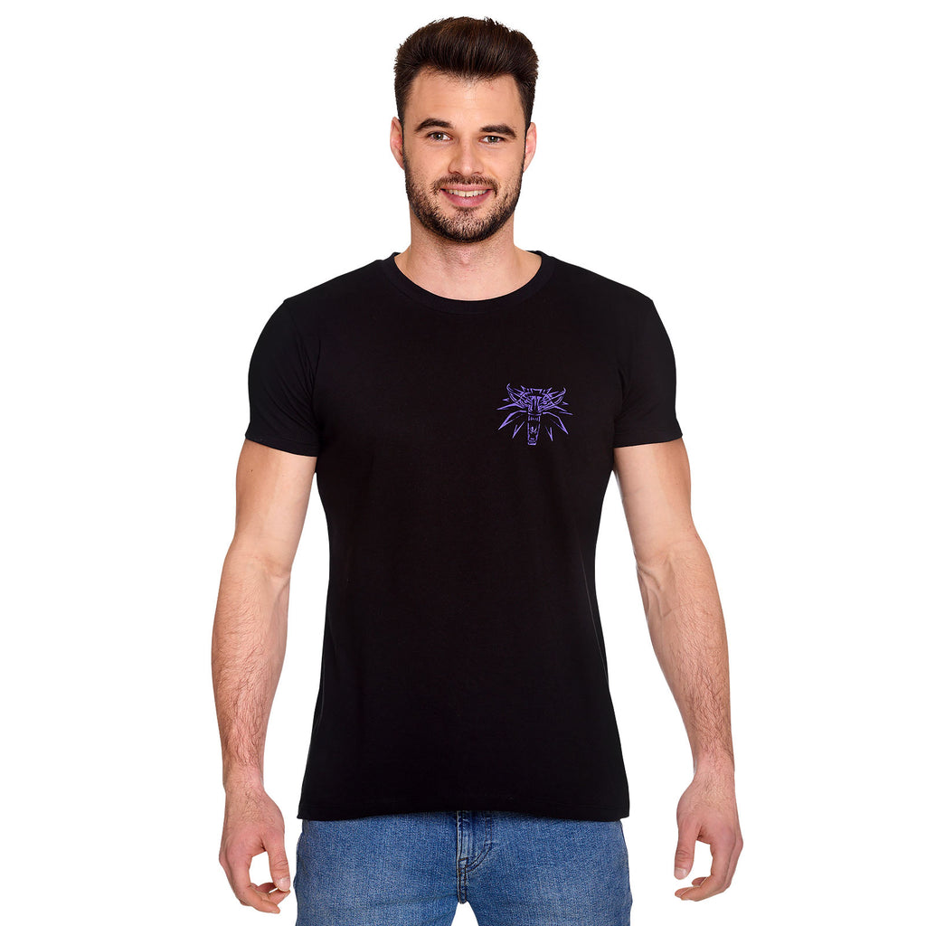 Imagen del producto Witcher - Geralt Carnicero de Blaviken Camiseta que brilla en la oscuridad negro