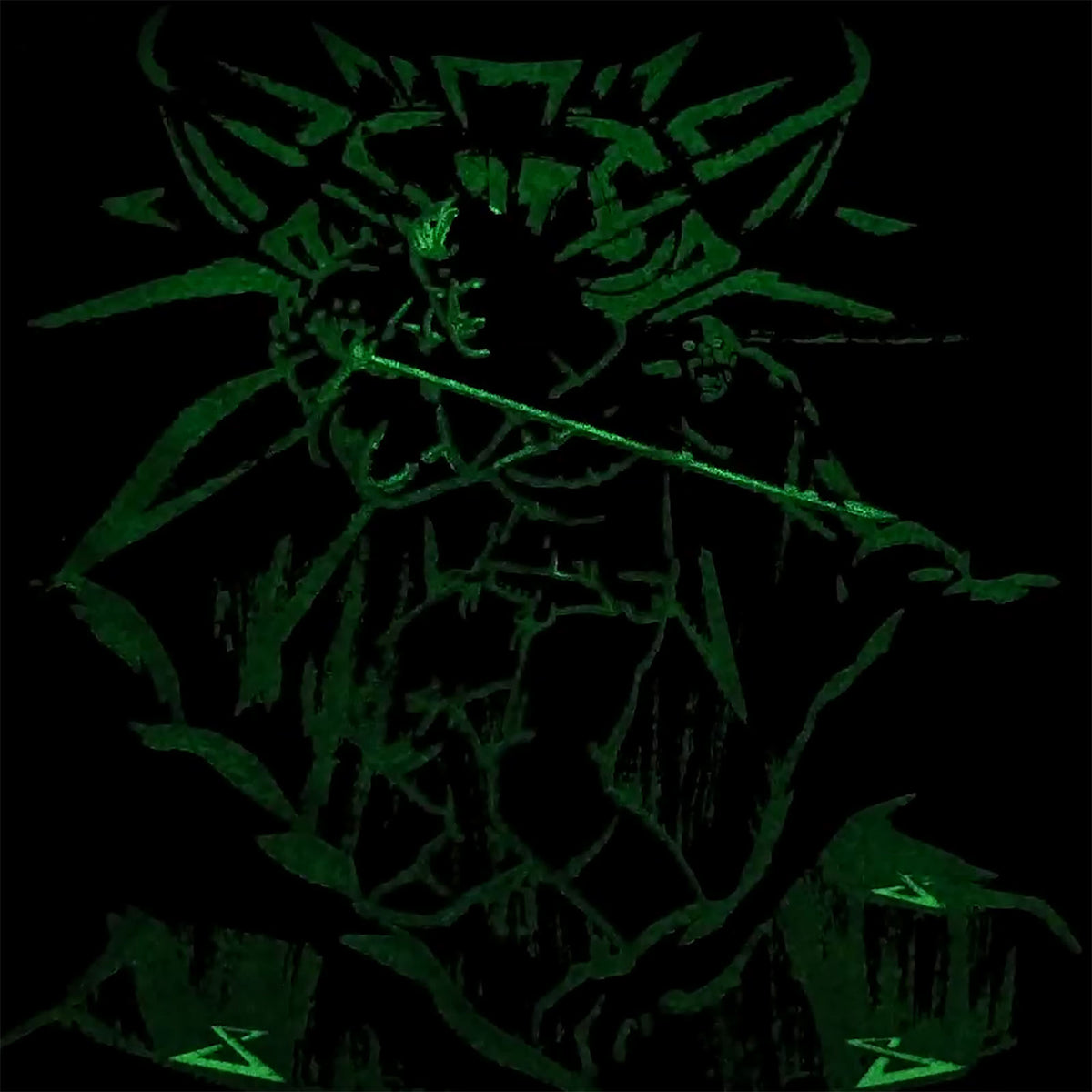 Imagen del producto Witcher - Geralt Carnicero de Blaviken Camiseta que brilla en la oscuridad negro