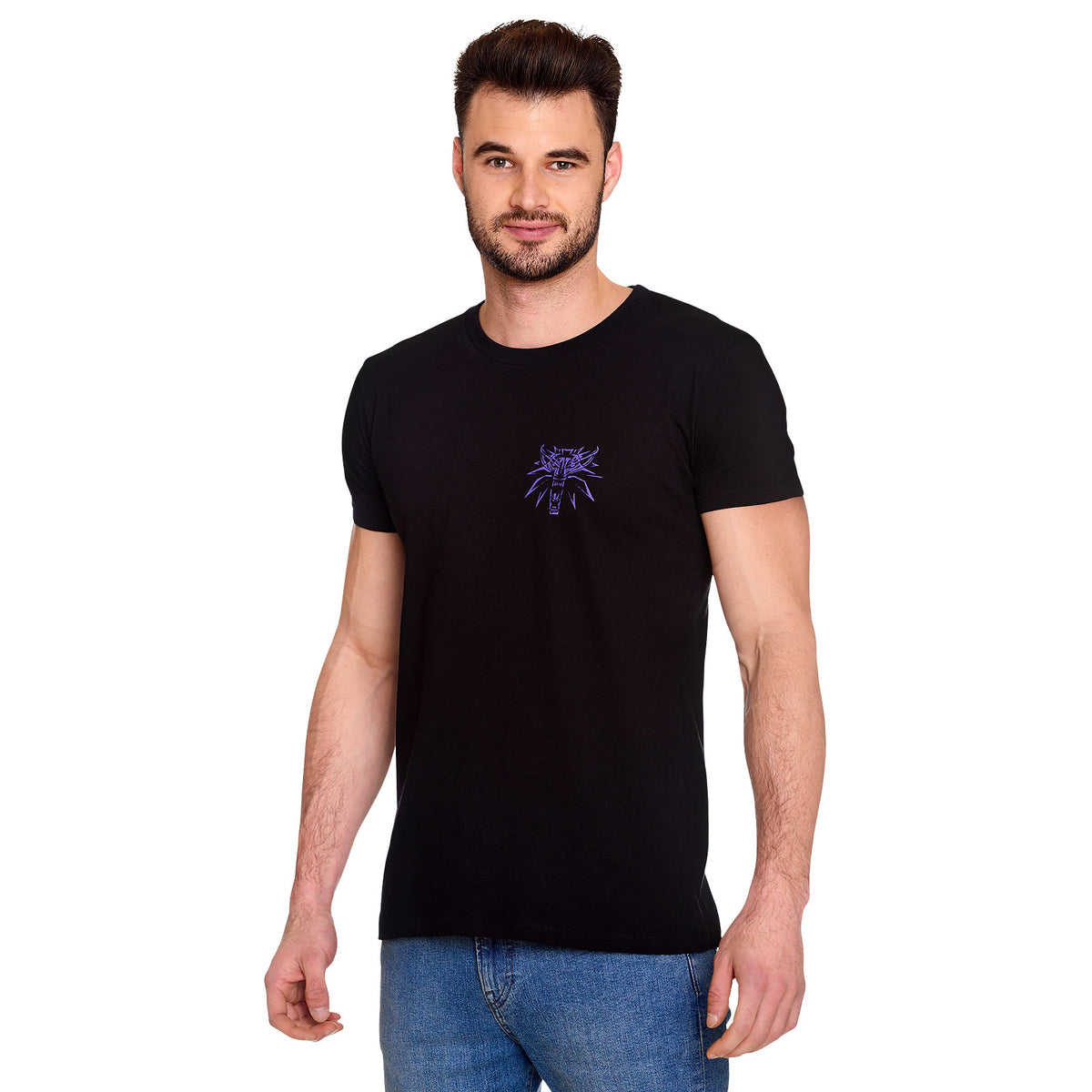 Imagen del producto Witcher - Geralt Carnicero de Blaviken Camiseta que brilla en la oscuridad negro