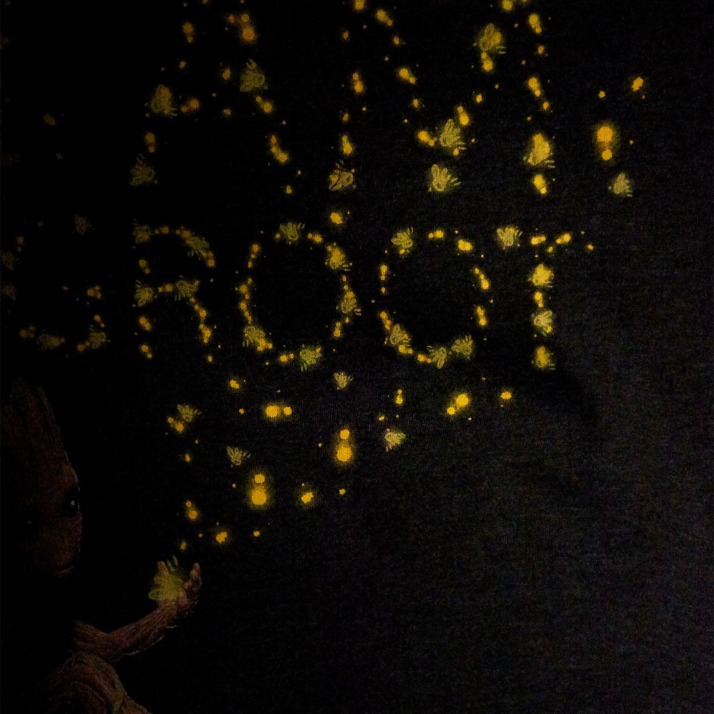 Imagen del producto Guardianes de la Galaxia - Camiseta Groot Glow in the Dark para niños gris