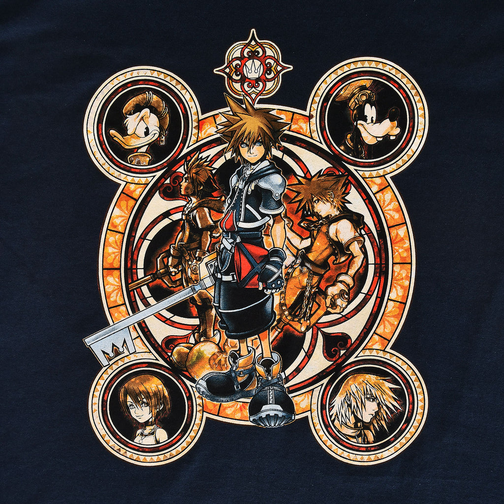 Imagen del producto Kingdom Hearts - Camiseta azul de personajes