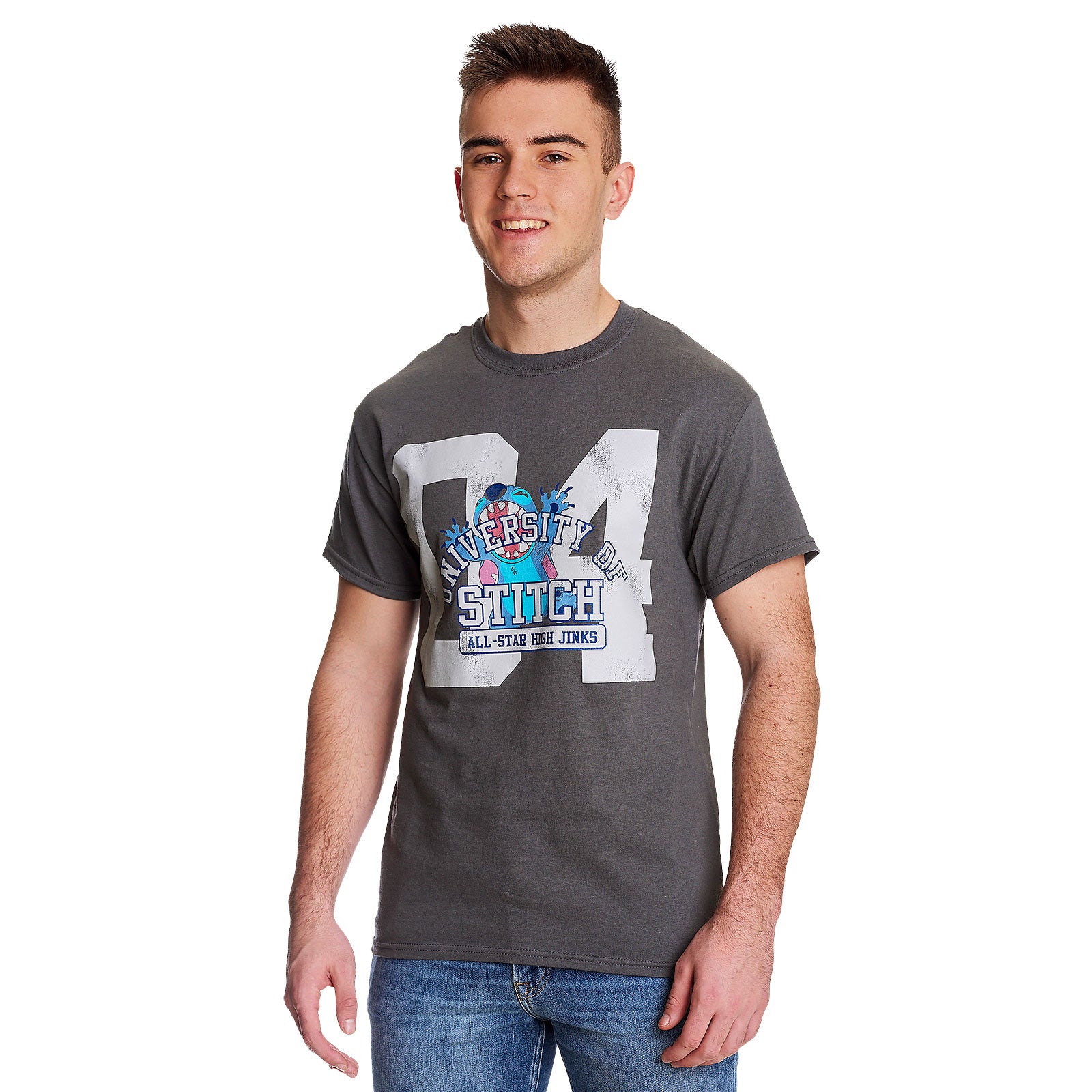 Imagen del producto Lilo & Stitch - Camiseta gris de la Universidad de Stitch