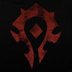 Imagen del producto World of Warcraft - Camiseta negra con logo de la Horda en spray