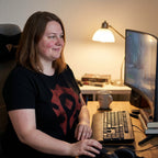 Imagen del producto World of Warcraft - Camiseta negra con logo de la Horda en spray