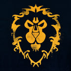 Imagen del producto World of Warcraft - Camiseta azul con el logo de la Alianza en spray