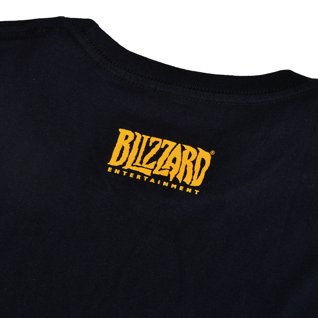 Imagen del producto World of Warcraft - Camiseta azul con el logo de la Alianza en spray