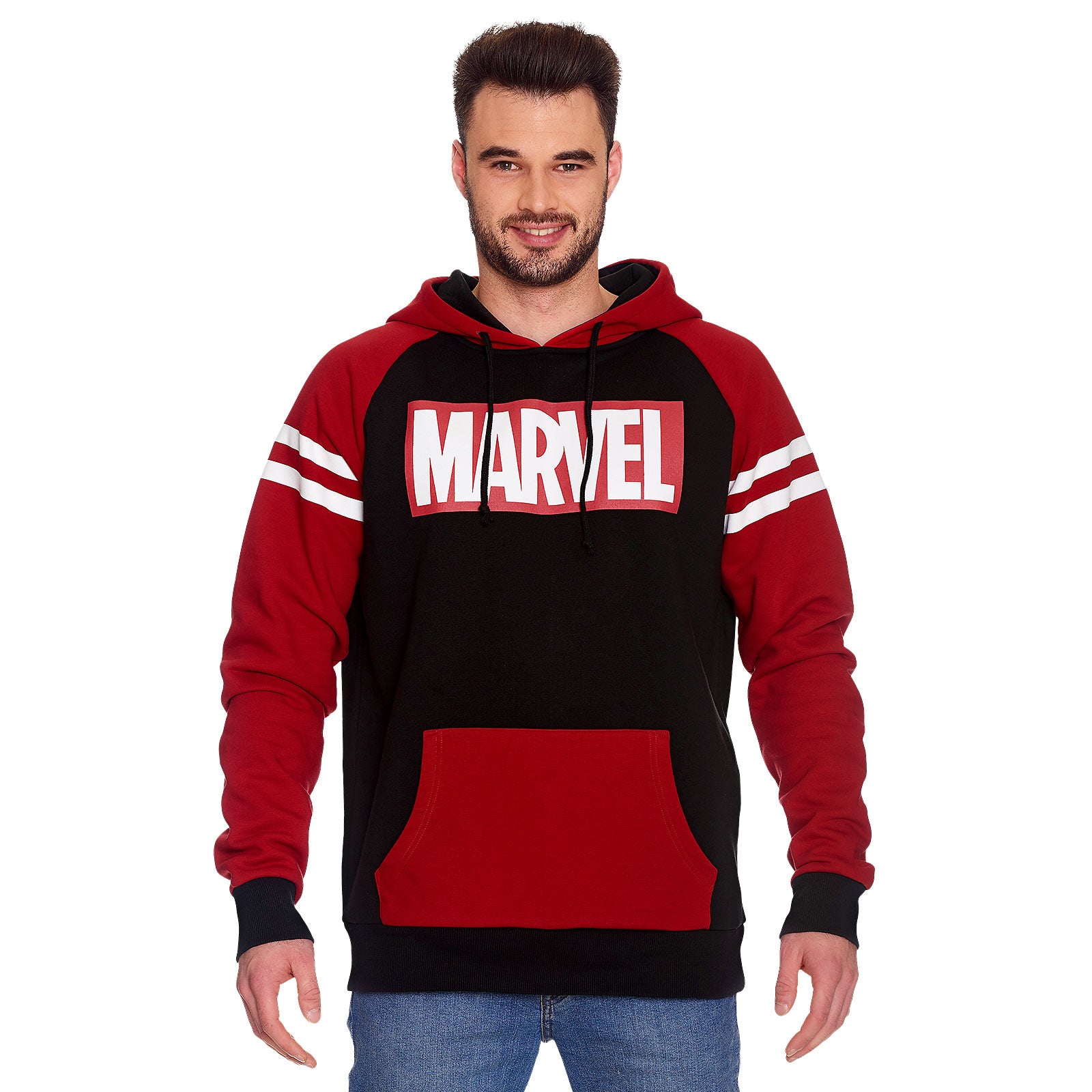 Imagen del producto Marvel - Sudadera con capucha rojo-negro