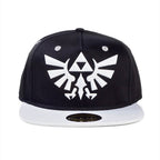 Imagen del producto Zelda - Gorra Snapback con logo de Hyrule en blanco y negro