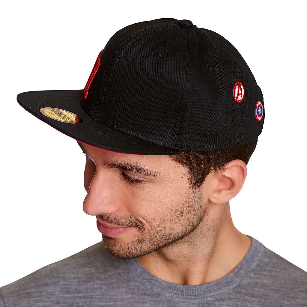 Imagen del producto Marvel - Gorra Snapback de Iconos de Héroes negra
