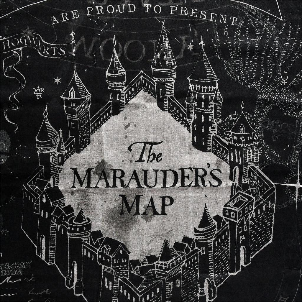 Imagen del producto Harry Potter - Mapa del Merodeador Bufanda Loop negro