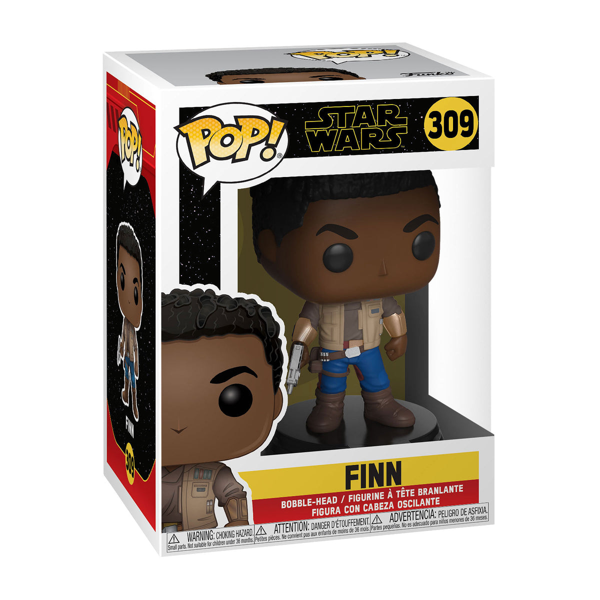 Imagen del producto Star Wars - Finn Episodio 9 Figura Funko Pop con cabeza oscilante