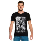 Imagen del producto Nightmare Before Christmas - Camiseta Jack Stormy Skies negra