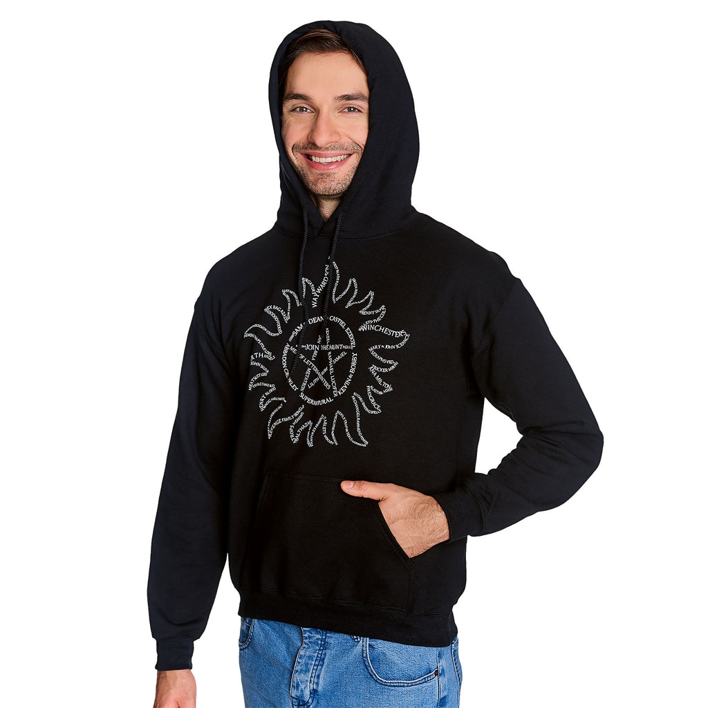 Imagen del producto Supernatural - Sudadera con capucha negra con símbolo Anti Posesión