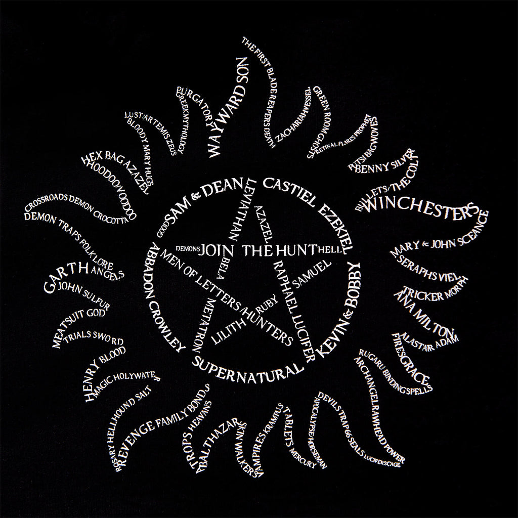 Imagen del producto Supernatural - Sudadera con capucha negra con símbolo Anti Posesión