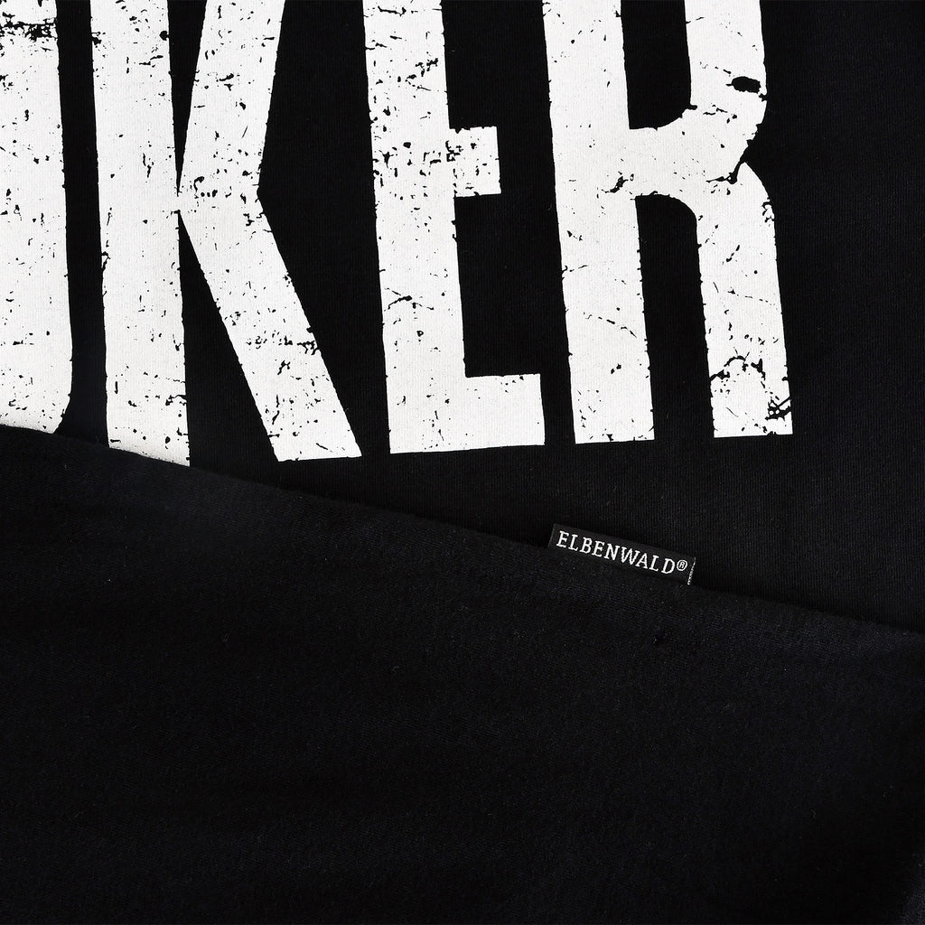 Imagen del producto Camiseta negra con logo de Joker Distressed