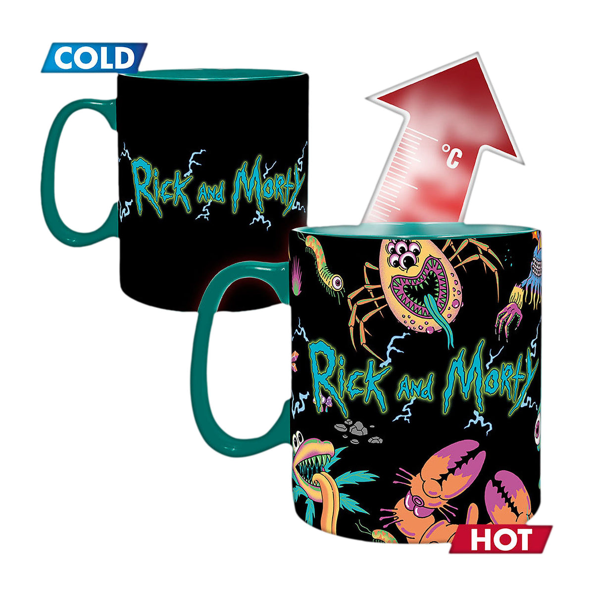 Imagen del producto Rick y Morty - Taza de efecto térmico de la nave espacial
