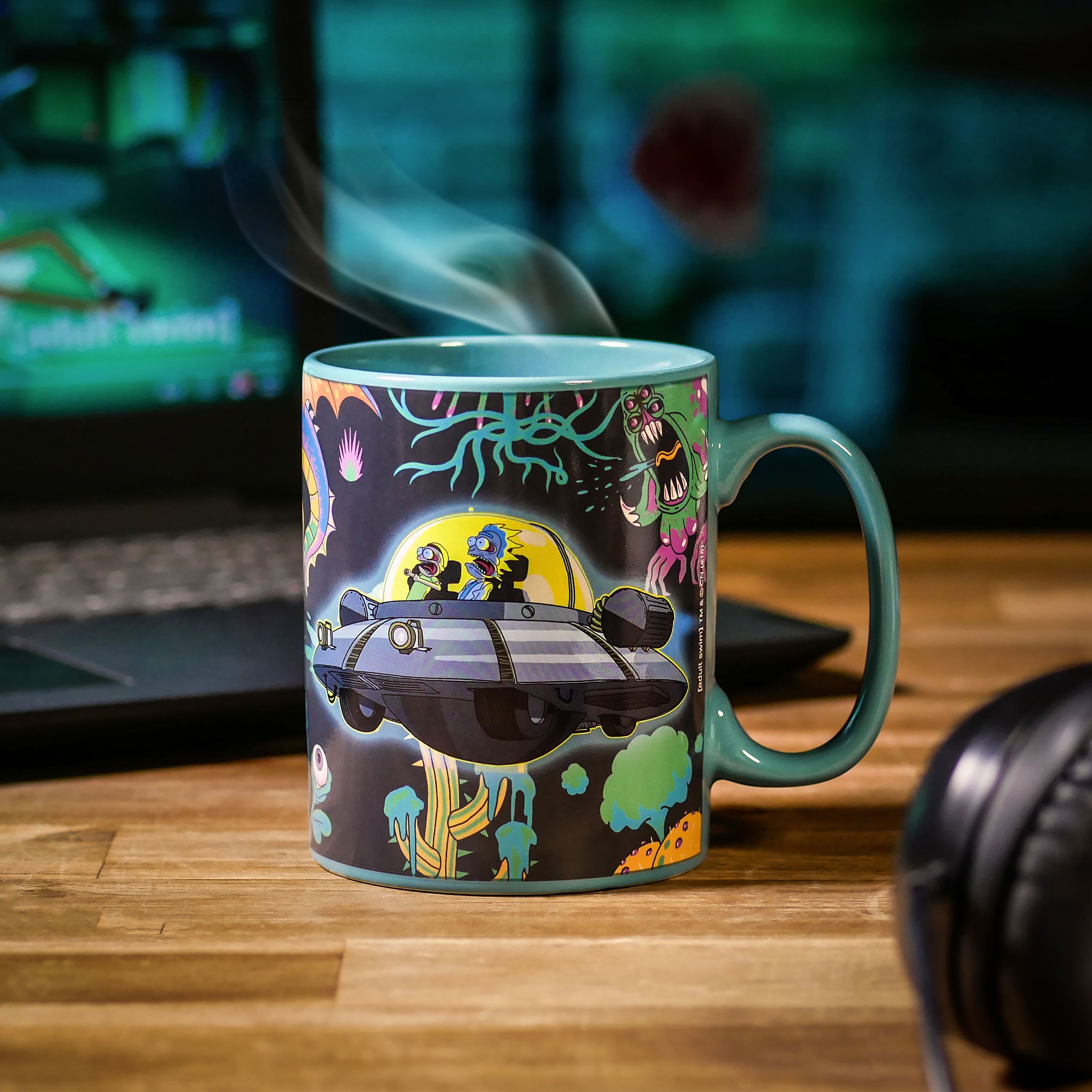 Imagen del producto Rick y Morty - Taza de efecto térmico de la nave espacial