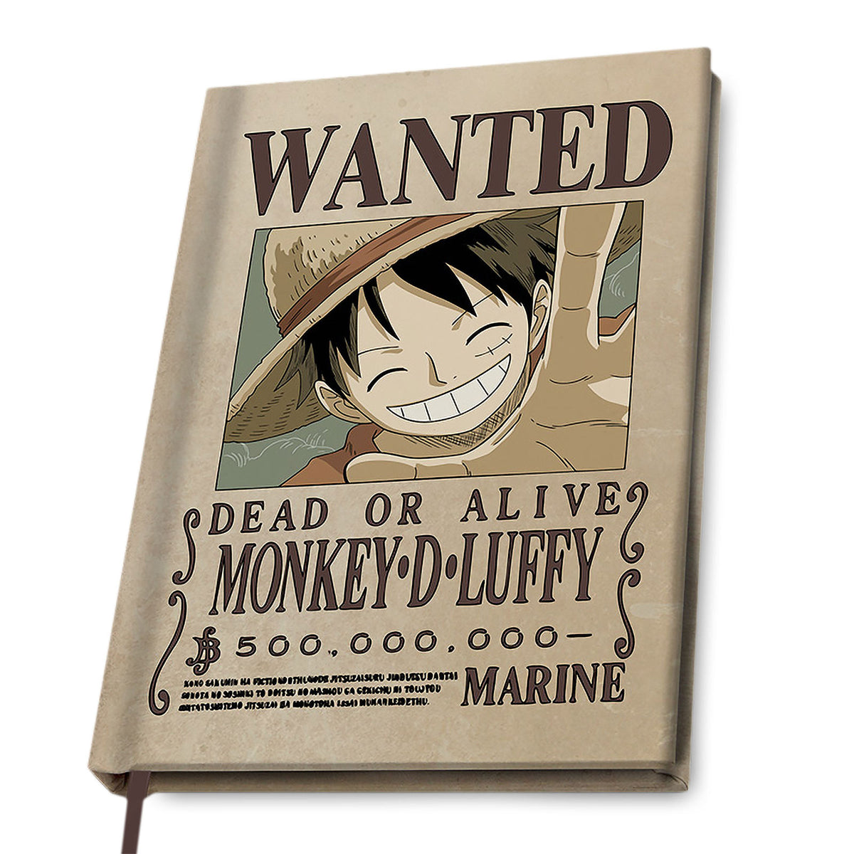 Product image One Piece - Wanted Luffy A5 Notebook