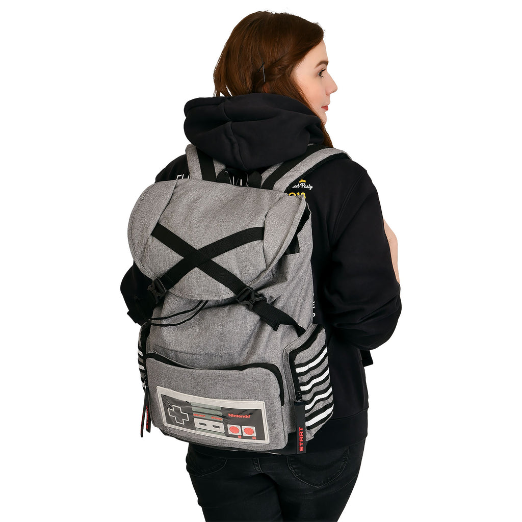 Product image Nintendo - NES Controller Backpack gray