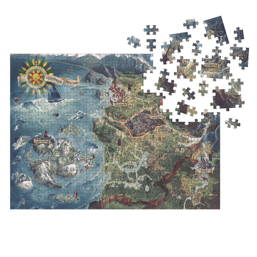 Imagen del producto Witcher - Puzzle del mapa de los Reinos del Norte
