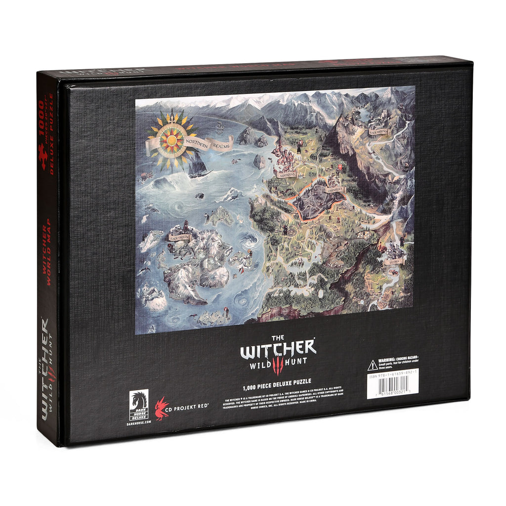 Imagen del producto Witcher - Puzzle del mapa de los Reinos del Norte