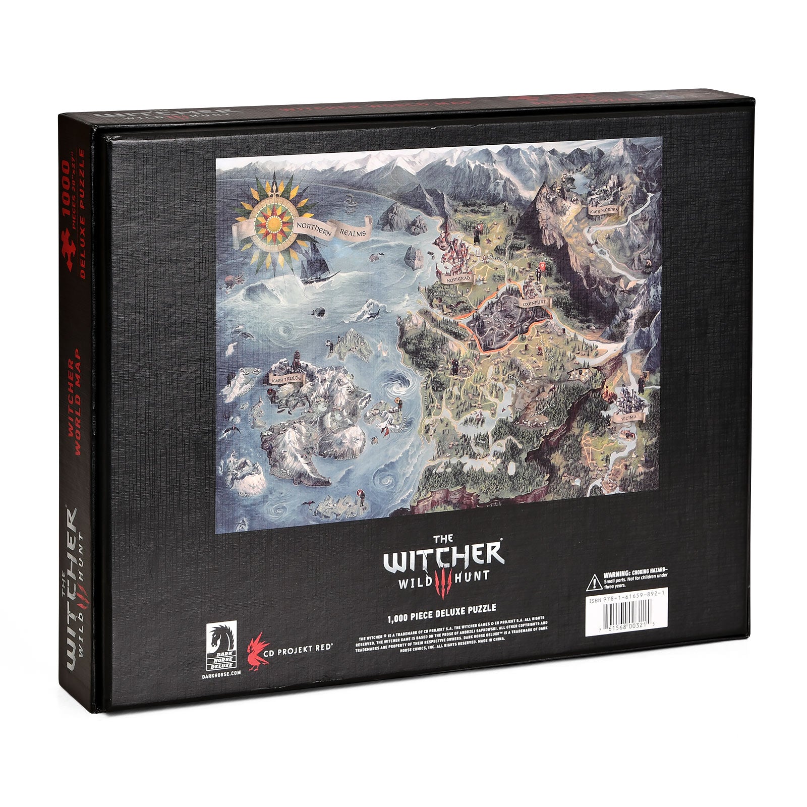 Imagen del producto Witcher - Puzzle del mapa de los Reinos del Norte