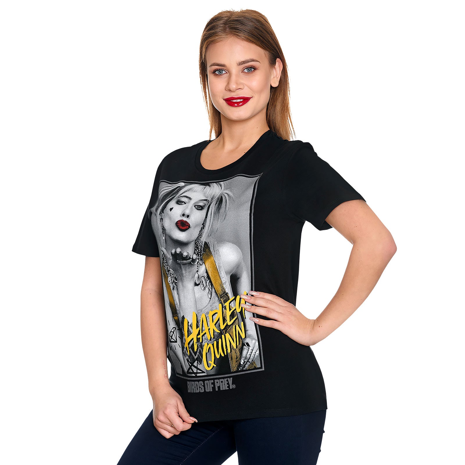Imagen del producto Birds of Prey - Camiseta Harley Kiss negra