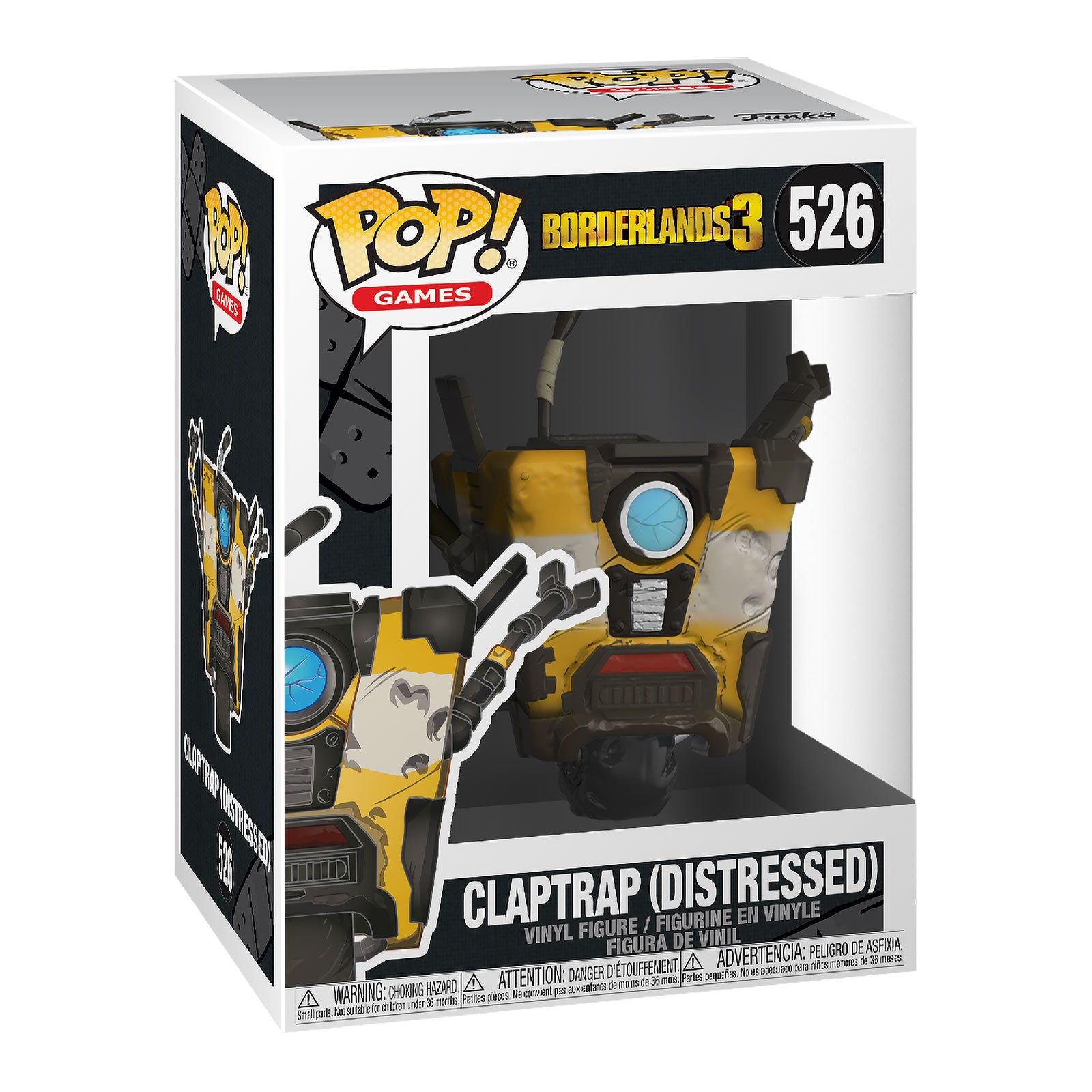 Imagen del producto Borderlands - Figura Funko Pop de Claptrap Distressed