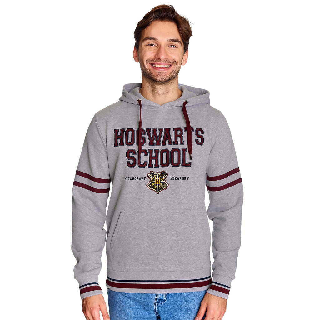 Imagen del producto Harry Potter - Sudadera con capucha de la Escuela Hogwarts gris