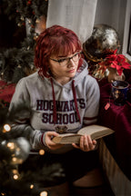 Imagen del producto Harry Potter - Sudadera con capucha de la Escuela Hogwarts gris