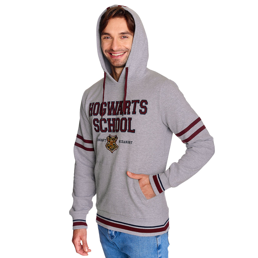 Imagen del producto Harry Potter - Sudadera con capucha de la Escuela Hogwarts gris