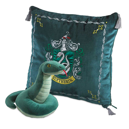 Imagen del producto Harry Potter - Almohada de escudo de Slytherin con figura de peluche