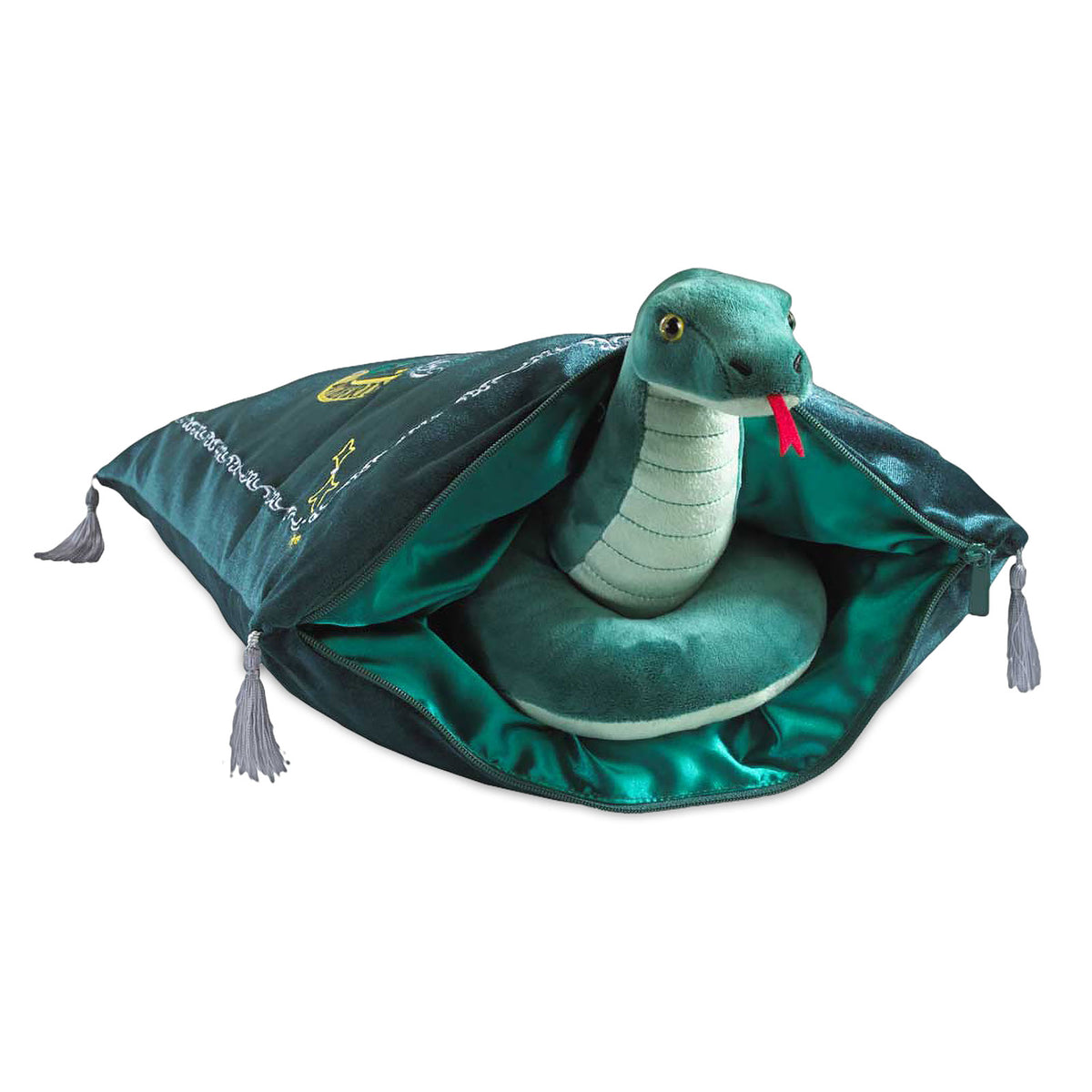 Imagen del producto Harry Potter - Almohada de escudo de Slytherin con figura de peluche