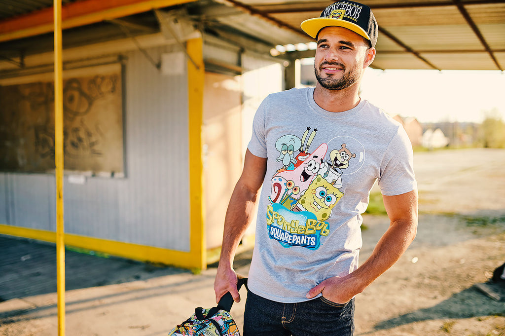 Imagen del producto SpongeBob - Amigos Juntos Camiseta gris
