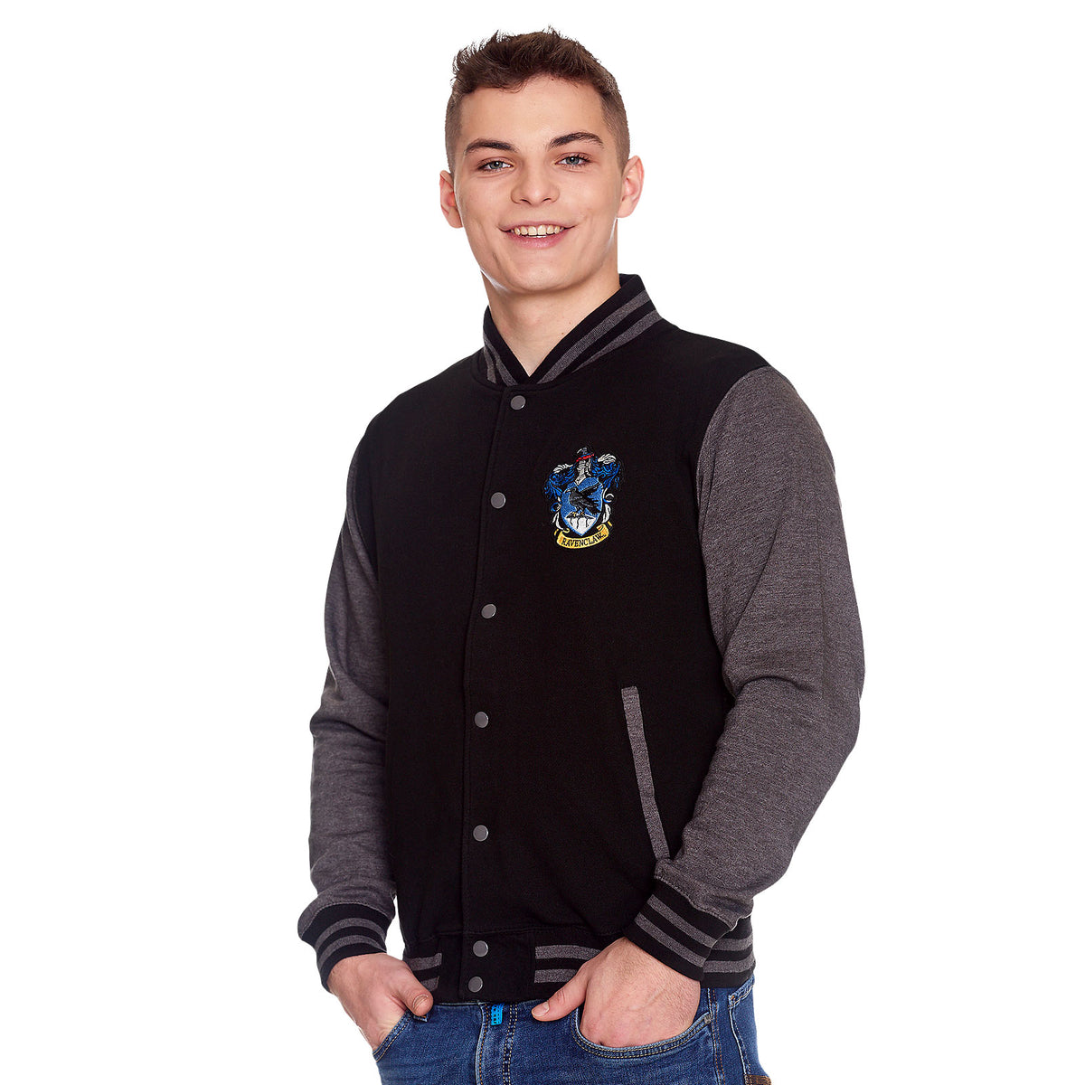 Imagen del producto Harry Potter - Chaqueta universitaria con escudo de Ravenclaw