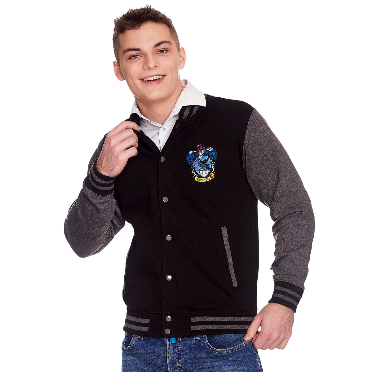 Imagen del producto Harry Potter - Chaqueta universitaria con escudo de Ravenclaw
