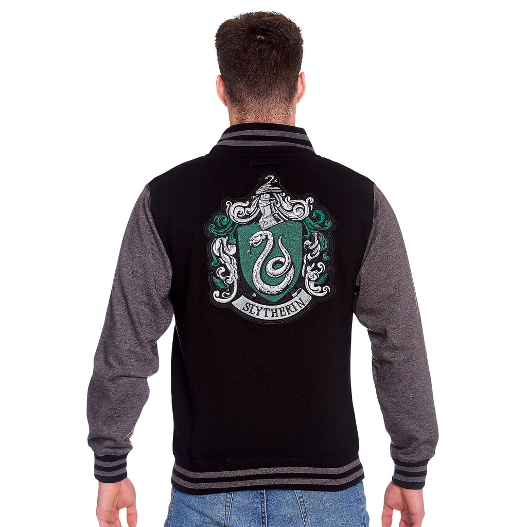 Imagen del producto Harry Potter - Chaqueta universitaria con escudo de Slytherin