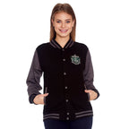 Imagen del producto Harry Potter - Chaqueta universitaria con escudo de Slytherin