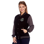 Imagen del producto Harry Potter - Chaqueta universitaria con escudo de Slytherin