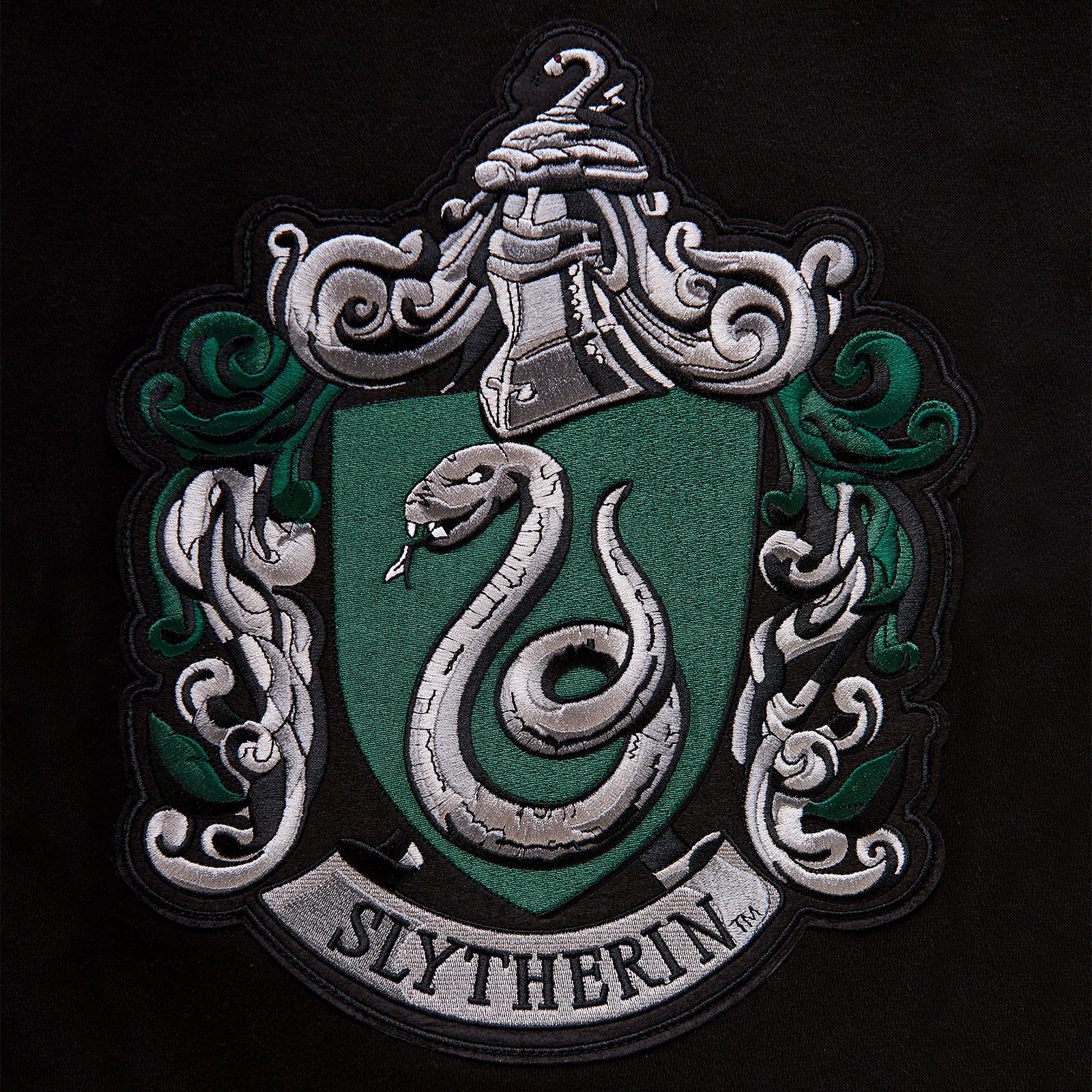 Imagen del producto Harry Potter - Chaqueta universitaria con escudo de Slytherin