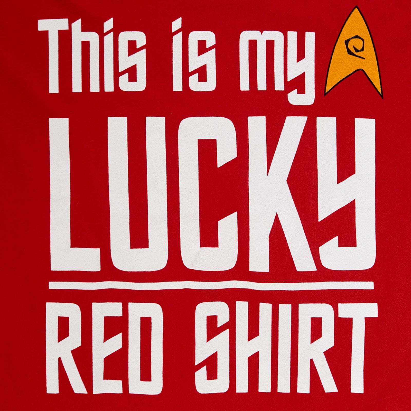Imagen del producto Star Trek - Mi Camiseta Roja de la Suerte roja