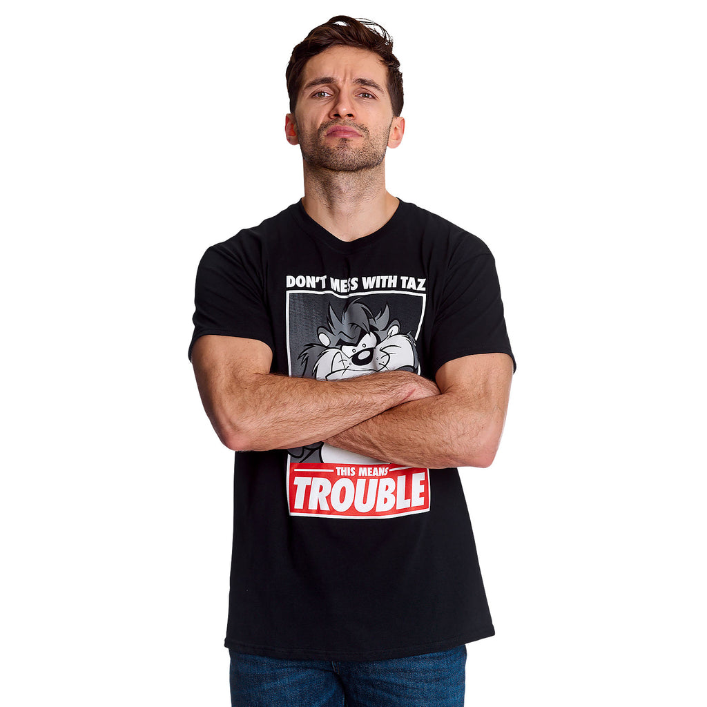 Imagen del producto Looney Tunes - Taz Trouble Camiseta negra